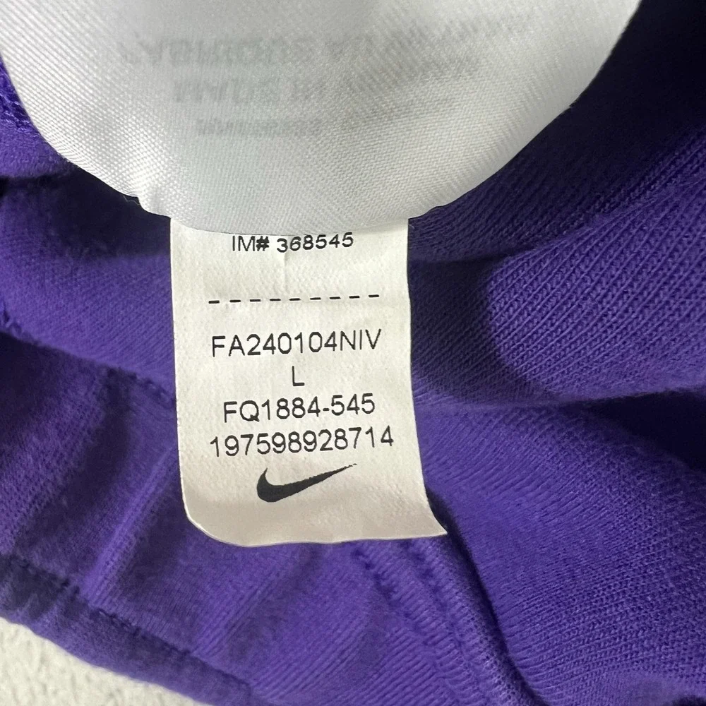 Nike Tech Fleece Joggers Mens Large Purple Sweatpants TCU Horned Frog
